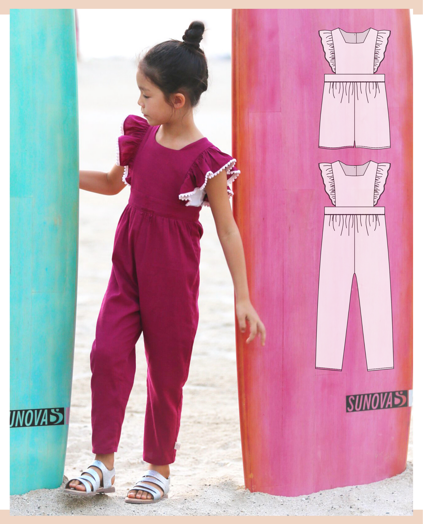 Polly Shortsuit and Pantsuit
