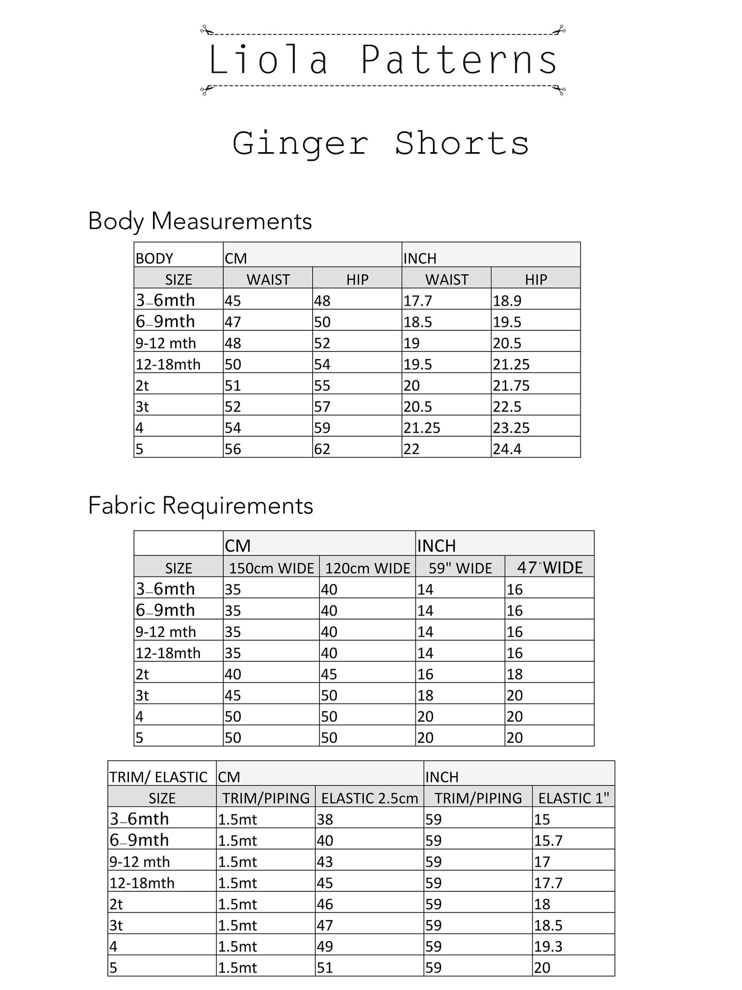 Ginger Shorts