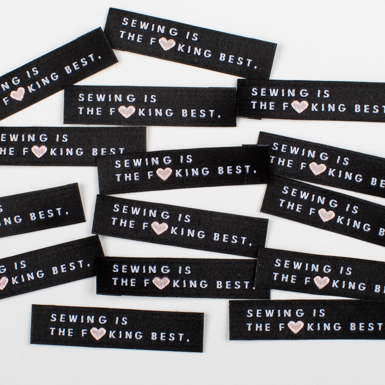 Sewing is the F**king Best Woven Labels