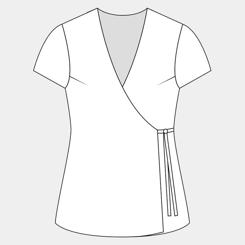 DOTS Women's Wrap Blouse