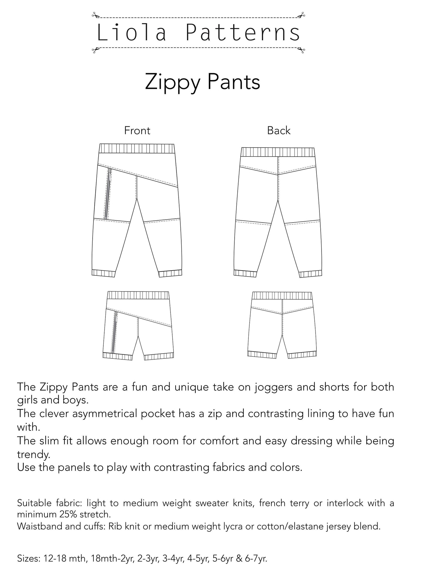 Zippy Pants