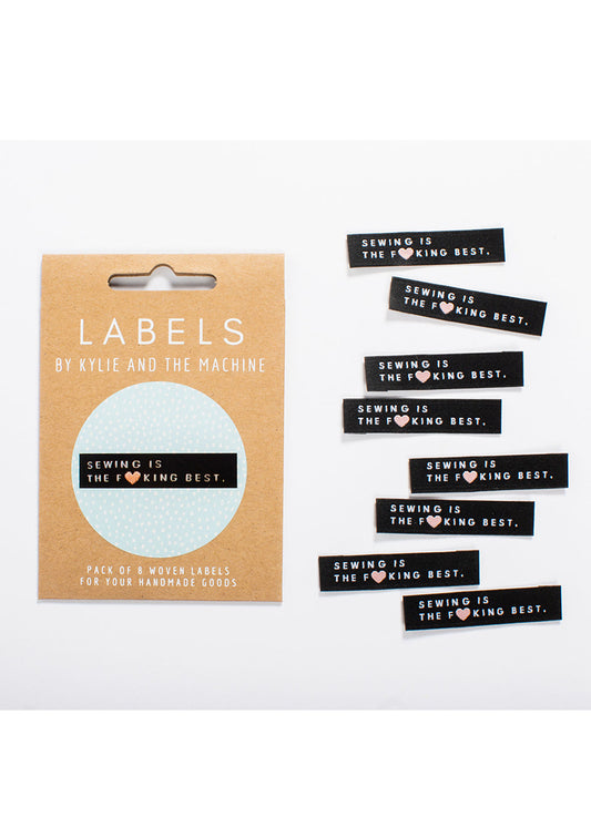 Sewing is the F**king Best Woven Labels