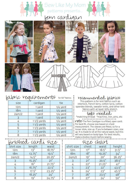 Fern Cardigan 12m-8y