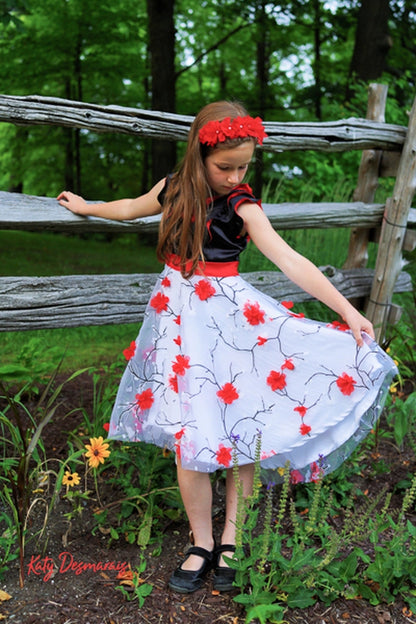 Fireweed Flounce Dress