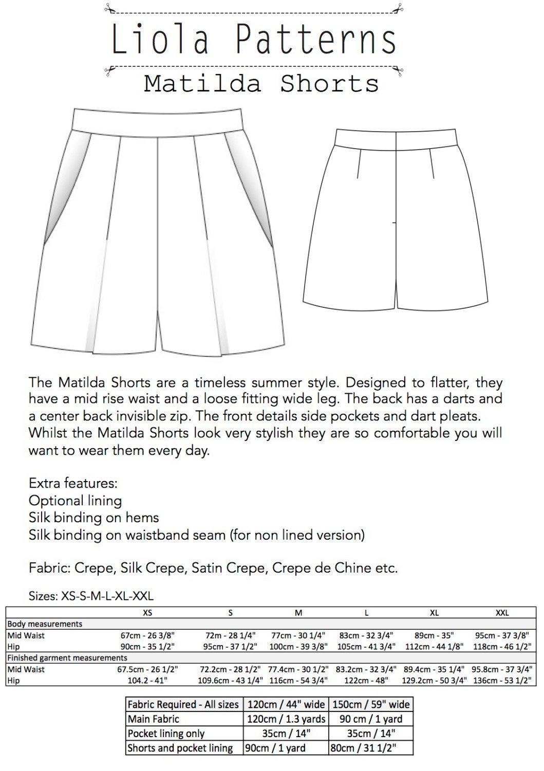 Matilda Shorts