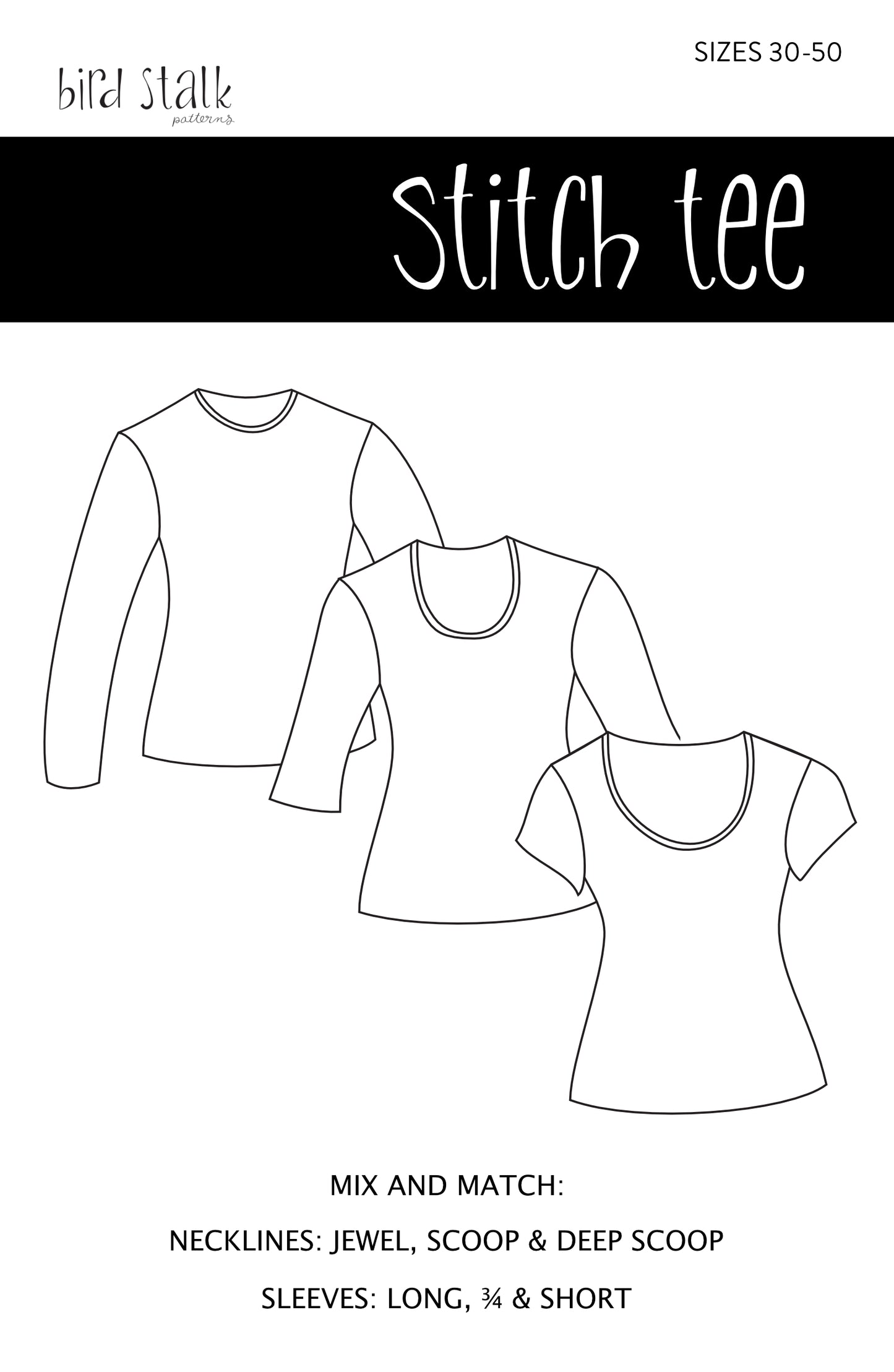 Stitch Tee - Womens