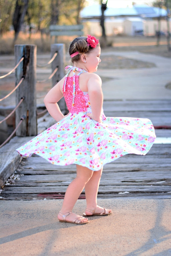 Tide Halter Dress and Top