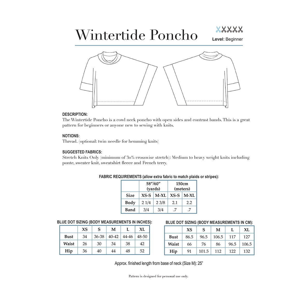 Wintertide Poncho